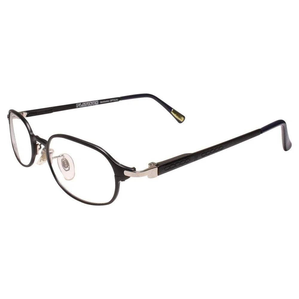 High-End  Optical Rectangle Clear Lens Glasses Optical Frame Black